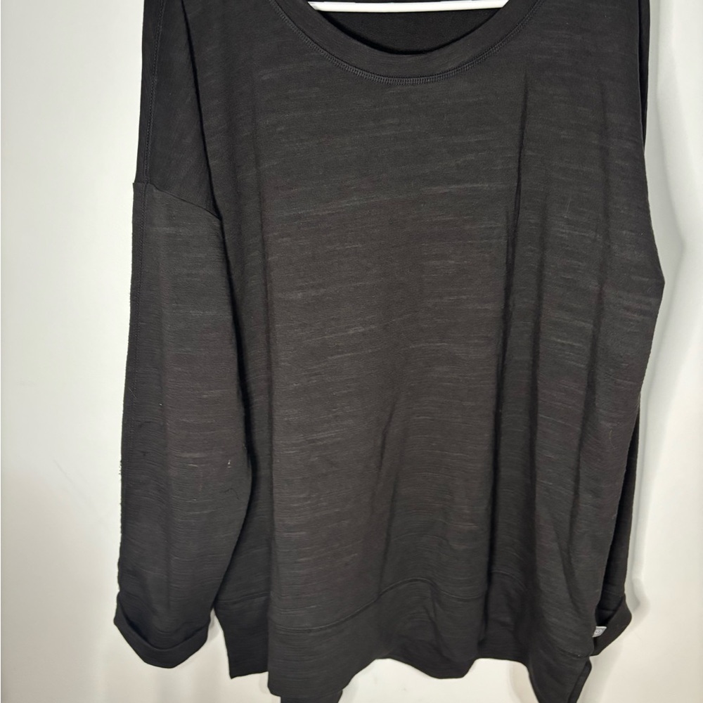 Talbots black & Charcoal Long Sleeve Shirt